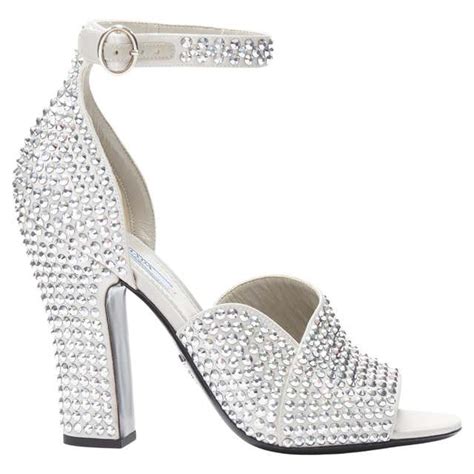 prada crystal heel|prada heels.